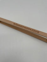 Grillzange (Holz) inkl. Flaschenöffner, "Männerwerkzeug", Vatertag, Geschenk, (B/H/T) 43x4x5cm