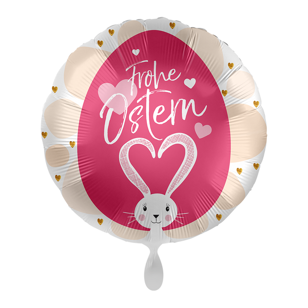 Folienballon, 43cm, Motivballon, leer, Frohe Ostern