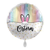 Folienballon, 43cm, Motivballon, leer, Frohe Ostern