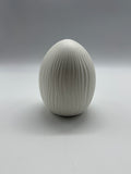 Ei, Osterei, Dekoei, weiss, Struktur, Keramik, Standing egg, Osterdekoration, Osterdeko
