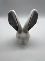 Dekohase, Osterhase, Hasenkopf, Büste, Hasenbüste, weiss, Beton, Osterdekoration, 28cm
