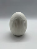 Ei, Osterei, Dekoei, weiss, Struktur, Keramik, Standing egg, Osterdekoration, Osterdeko