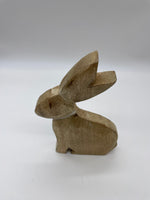 Dekohase, Osterhase, holz, 20 cm x 14 cm, Standhase, Osterdekoration, klein