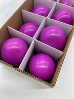 12 Stück, Gänseeier in dunkel-rosa, Ostereier, leer, Osterdekoration