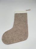 Nikolausstrumpf, Sockenhänger, taupe, Weihnachten, Advent