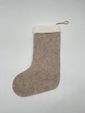 Nikolausstrumpf, Sockenhänger, taupe, Weihnachten, Advent