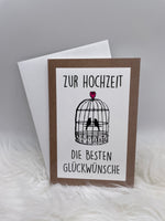 Papeterie, Karte, Hochzeitskarte inkl Umschlag, Hochzeit, Wedding, Grußkarte